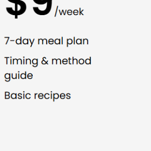 (Weekly Plan)